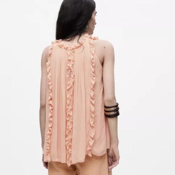 Zara ZW Collection Ruffle Top - Picture 2 of 5